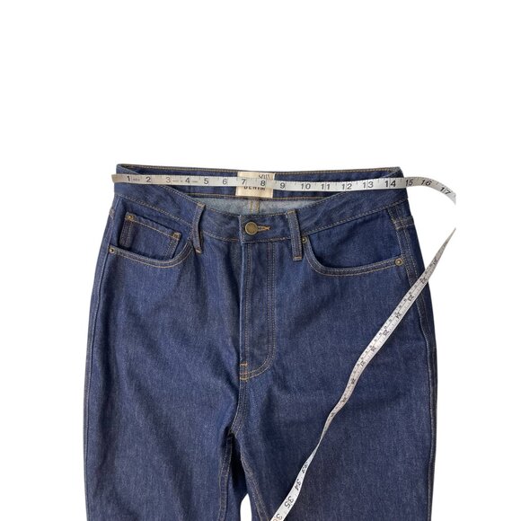 Sézane Womens Brut Sexy Slim-Fit Denim Jeans High-Waisted Size 30 Blue - Picture 14 of 16